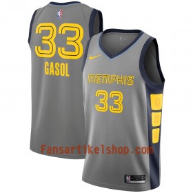 Memphis Grizzlies Trikot Marc Gasol 33 2018-19 Nike City Edition Grau Swingman - Herren
